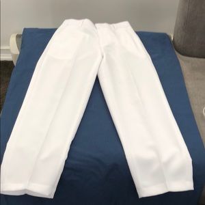 Boys white slacks size 12
